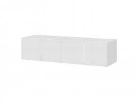 Антресоль 1600 ШК-5 (белый текстурный) в Решётах - reshyoty.mebel-nsk.ru | фото