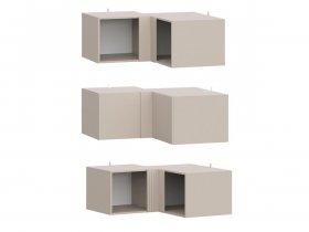 Антресоль (АН50+АН75+планка) Эккервуд (меланж) в Решётах - reshyoty.mebel-nsk.ru | фото