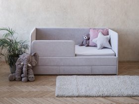 Диван-кровать Happy (светло-серый) в Решётах - reshyoty.mebel-nsk.ru | фото
