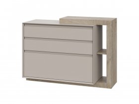 Комод 1200 22 J-Э Этна (дуб эндгрей/кашемир) в Решётах - reshyoty.mebel-nsk.ru | фото