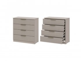 Комод 4 ящика (МДФ) Эккервуд (меланж) в Решётах - reshyoty.mebel-nsk.ru | фото