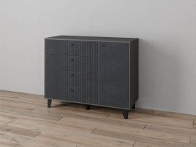 Комод «Катрин-13» (графит/гранит лофт) в Решётах - reshyoty.mebel-nsk.ru | фото