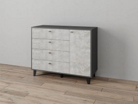 Комод «Катрин-13» (графит/мальта) в Решётах - reshyoty.mebel-nsk.ru | фото