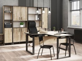 Комплект Гермес лофт (дуб крафт серый) в Решётах - reshyoty.mebel-nsk.ru | фото