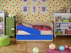 Кровать детская Бабочки 2,0 м в Решётах - reshyoty.mebel-nsk.ru | фото
