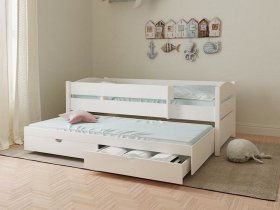 Кровать двухуровневая с ящиками «Лапландия» в Решётах - reshyoty.mebel-nsk.ru | фото
