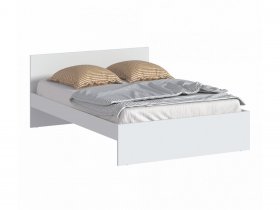 Кровать двуспальная 1,4м Бруклин СБ-3353 (белый) в Решётах - reshyoty.mebel-nsk.ru | фото