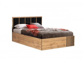 Кровать двуспальная с подъем. мех. 1,6 м Либерти 51.20 в Решётах - reshyoty.mebel-nsk.ru | фото