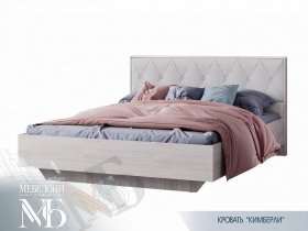 Кровать двуспальная 1,6м Кимберли КР-13 в Решётах - reshyoty.mebel-nsk.ru | фото