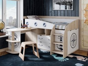 Кровать комбинированная «Немо» в Решётах - reshyoty.mebel-nsk.ru | фото