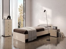 Кровать односпальная 0,9м Гиза в Решётах - reshyoty.mebel-nsk.ru | фото