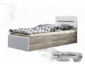 Кровать односпальная Наоми КР-12 в Решётах - reshyoty.mebel-nsk.ru | фото