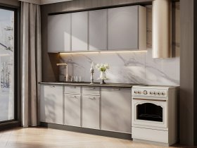 Кухонный гарнитур «Адель» 2,0м (нео) в Решётах - reshyoty.mebel-nsk.ru | фото