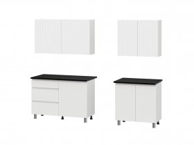 Кухонный гарнитур Эккервуд (2,0м) (SAFE) (белый) в Решётах - reshyoty.mebel-nsk.ru | фото