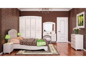 Модульная спальня Каролина в Решётах - reshyoty.mebel-nsk.ru | фото