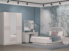 Модульная спальня Лоренцо в Решётах - reshyoty.mebel-nsk.ru | фото