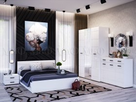 Модульная спальня Нэнси NEW в Решётах - reshyoty.mebel-nsk.ru | фото