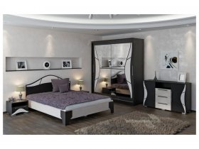 Модульная спальня Верона (Линаура) в Решётах - reshyoty.mebel-nsk.ru | фото