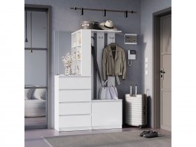 Прихожая Симпл ПР-04 (белый) в Решётах - reshyoty.mebel-nsk.ru | фото