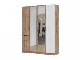 Шкаф четырехстворчатый 1600 ШК-04 Орегон в Решётах - reshyoty.mebel-nsk.ru | фото