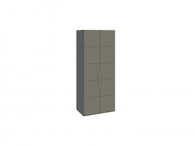 Шкаф для одежды с 2 дверями Наоми (джут/фон серый) СМ-208.07.03 в Решётах - reshyoty.mebel-nsk.ru | фото