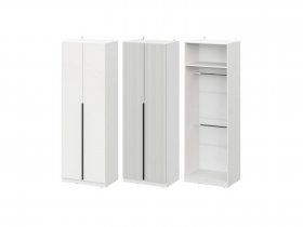 Шкаф ШК-75 Эккервуд (белый) в Решётах - reshyoty.mebel-nsk.ru | фото
