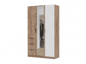Шкаф трехстворчатый 1200 ШК-03 Орегон в Решётах - reshyoty.mebel-nsk.ru | фото