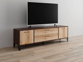 Тумба под ТВ Парус-13 (венге/дуб делано) в Решётах - reshyoty.mebel-nsk.ru | фото