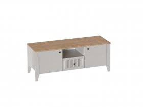 Тумба узкая 2дв. 1ящ. Валенсия (гостиная) в Решётах - reshyoty.mebel-nsk.ru | фото